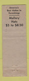 Matchbook Cover - Harry W Krause Men's Clothes Indianapolis IN WORN