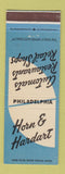 Matchbook Cover - Horn and Hardart Philadelphia PA stores restaurants