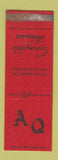 Matchbook Cover - AQ Chicken House Springdale AR WORN