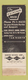 Matchbook Cover - AQ Chicken House Springdale AR WORN