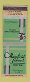Matchbook Cover - Mansfield Leland Hotel OH