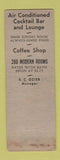 Matchbook Cover - Mansfield Leland Hotel OH
