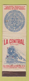 Matchbook Cover - La Central Railroad Mexico