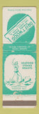 Matchbook Cover - Driftwood Mission Beach CA girlie water skiing WORN