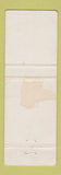 Matchbook Cover - Driftwood Mission Beach CA girlie water skiing WORN