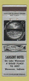 Matchbook Cover - Sargent Hotel Wawasee IN
