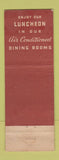 Matchbook Cover - Gibbys Cocktails Chicago IL