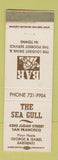 Matchbook Cover - The Sea Gull San Francisco CA WORN