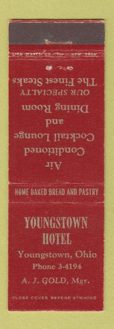 Matchbook Cover - Youngstown Motel OH