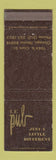 Matchbook Cover - Le Pub Chicago IL WEAR