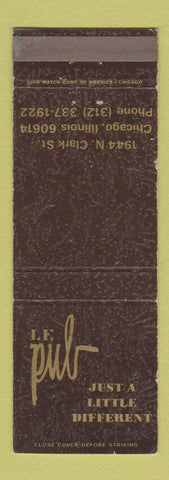Matchbook Cover - Le Pub Chicago IL WEAR