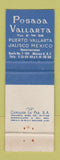 Matchbook Cover - Posada Vallarta Puerto Vallarta Jalisco Mexico WEAR