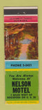 Matchbook Cover - Nelson Motel Rockford IL WEAR