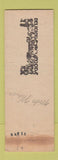 Matchbook Cover - Milo Hotel low phone # ME
