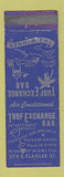 Matchbook Cover - Turf Exchange Bar Miami FL horse racing