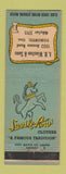 Matchbook Cover - Savile Row Clothes AB Winston Toronto ON unicorn