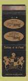 Matchbook Cover - Dante Catering Food Service Jackson Heights NY WEAR