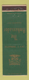 Matchbook Cover - The Ambassador Hotel Atlantic City NJ WEAR