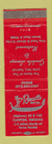 Matchbook Cover - Renatto Motel Clinton IN Gondola Lounge Italian