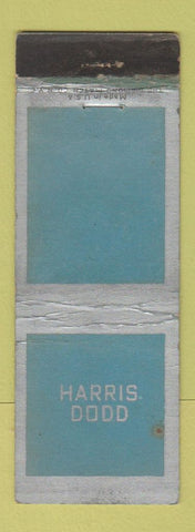 Matchbook Cover - Harris Dodd WEAR