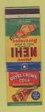 Matchbook Cover - Nehi Royal Crown Cola soda WEAR