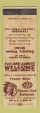 Matchbook Cover - Pawnee Motel Chief Restaurant Columbus NE? Omaha