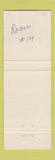 Matchbook Cover - Hill Country Inn Mason TX