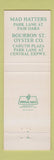 Matchbook Cover - Mad Haters Oyster Company Dallas TX