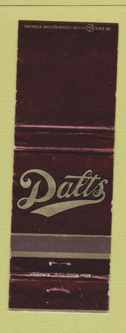 Matchbook Cover - Dalts