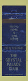 Matchbook Cover - The Crystal Palace Club Laredo TX