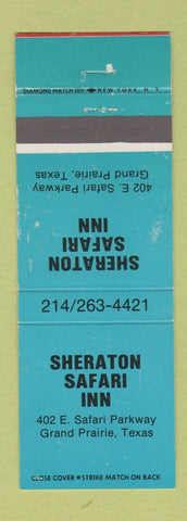 Matchbook Cover - Sheraton Safari Inn Grand Prairie TX WEAR
