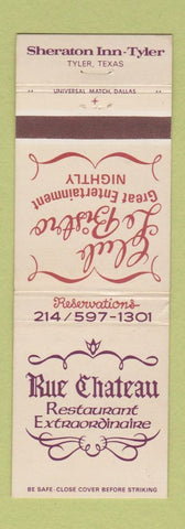 Matchbook Cover - Club Le Bistro Sheraton Inn Tyler TX