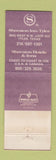 Matchbook Cover - Club Le Bistro Sheraton Inn Tyler TX
