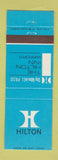 Matchbook Cover - Hilton Hotel El Paso TX Airport