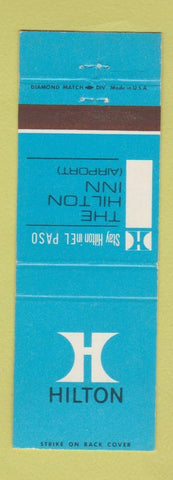 Matchbook Cover - Hilton Hotel El Paso TX Airport