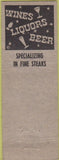 Matchbook Cover - Pikes Peak Cafe Denver CO girlie