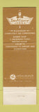 Matchbook Cover - Town & Country Lodge San Antonio TX