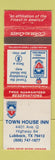 Matchbook Cover - Town House Inn Lubbock TX