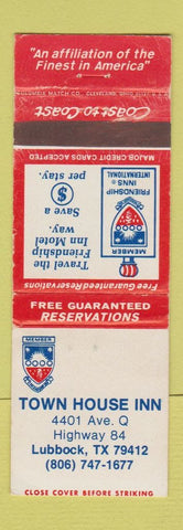 Matchbook Cover - Town House Inn Lubbock TX