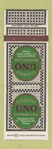Matchbook Cover - Pizzeria Uno Restaurant Houston TX