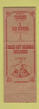 Matchbook Cover - Fort Worth J's East Back Forty BBQ Fort Worth TX