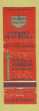 Matchbook Cover - Tower of the Americas Restaurants San Antonio TX