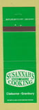 Matchbook Cover - Susannah's Restaurant Cleburne Granbury TX