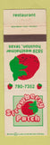 Matchbook Cover - Strawberry Patch Restaurant Houston TX