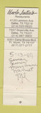 Matchbook Cover - Uncle Julio's Mexican Food Dallas Fort Worth TX
