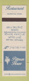 Matchbook Cover - Pittman House Dallas TX Restaurant