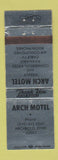 Matchbook Cover - Arch Motel Archbold OH