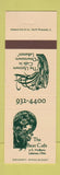 Matchbook Cover - The Best Cafe Lebanon OH Uptown Cafe