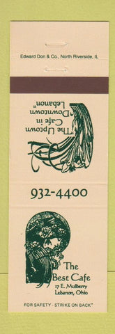 Matchbook Cover - The Best Cafe Lebanon OH Uptown Cafe