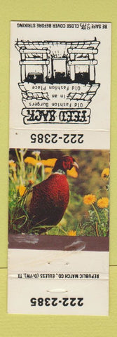 Matchbook Cover - Feed Sack Restaurant Mesquite TX